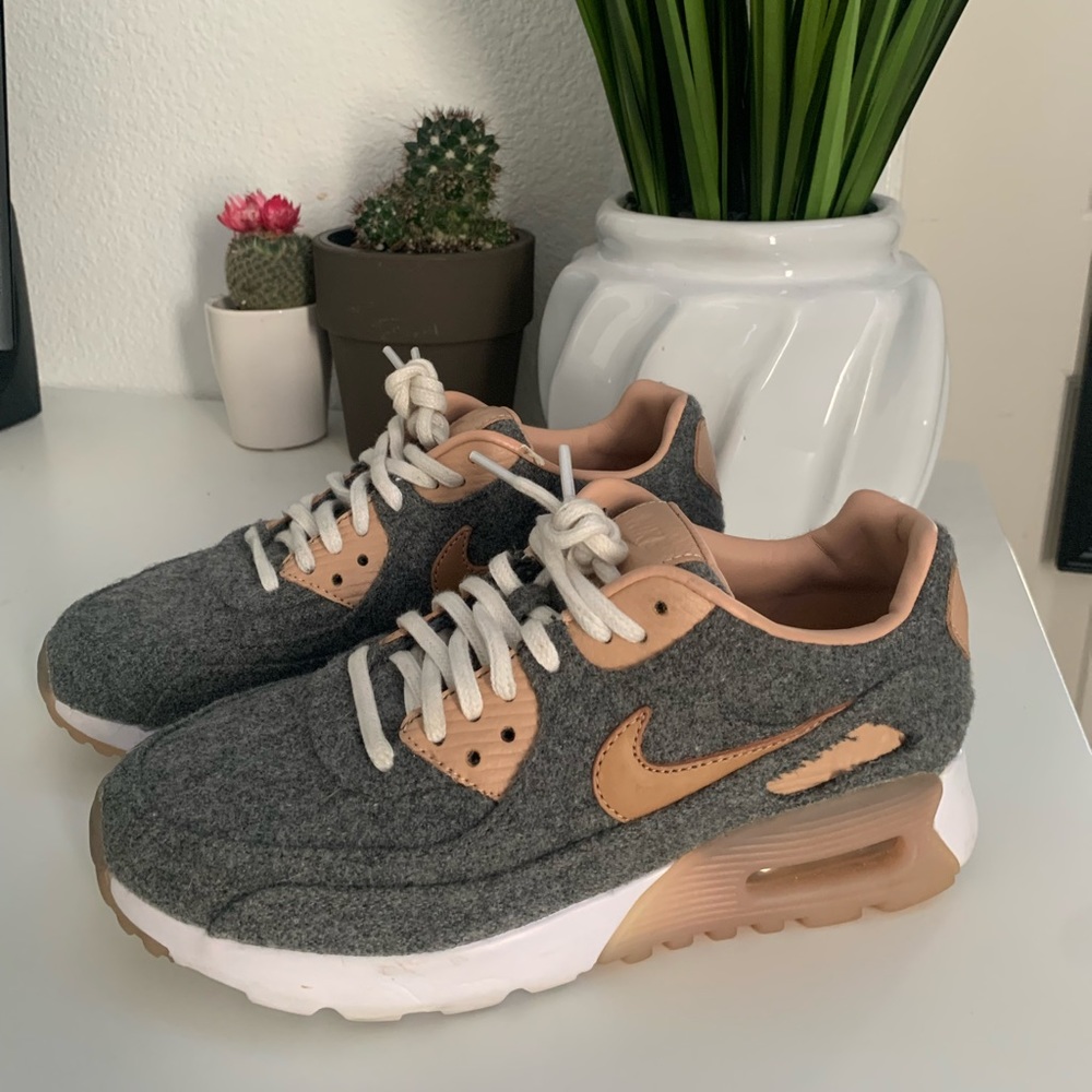 ✨Nike Air Max 90 Ultra PRM Cool Grey&Vachetta Tan✨